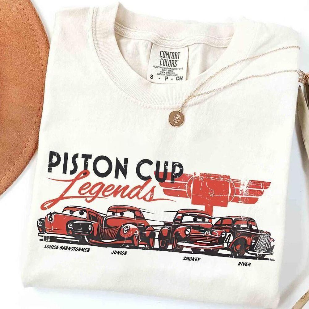 Pixar Cars 3 Piston Cup Legends Smokey River Vintage Disney Vuitino Merch